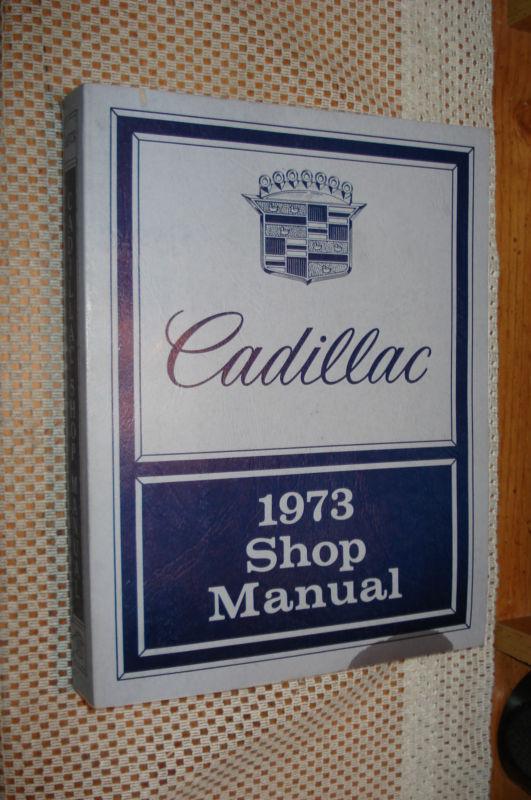 1973 cadillac shop manual original service book rare gm repair guide