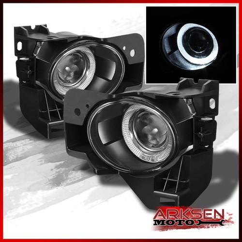 2009-2013 maxima halo projector fog lights lamps w/bulb & switch left+right set