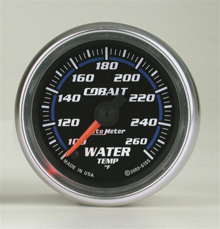 Auto meter 6155 cobalt; electric water temperature gauge