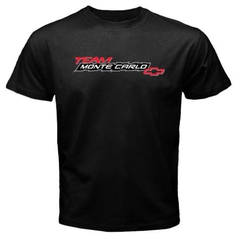 Chevrolet team monte carlo nascar navy corvette car racing new t-shirt