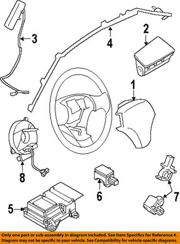 Mazda oem bfd257k30 air bag-diagnostic unit