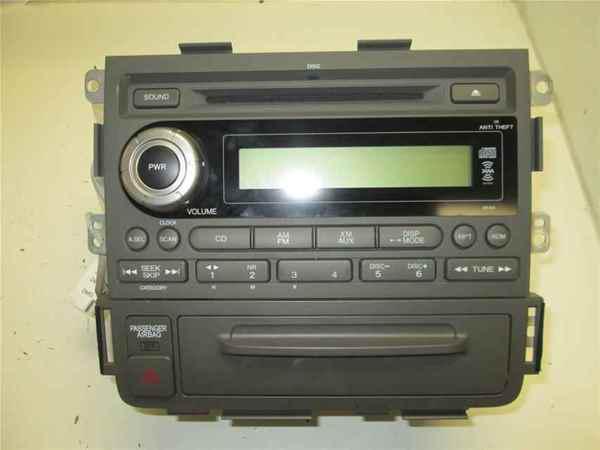 06 07 08 honda ridgeline cd player sat radio oem