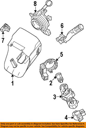 Ford oem 8t4z-13k359-aa switch, multi-function/combination/combination switch