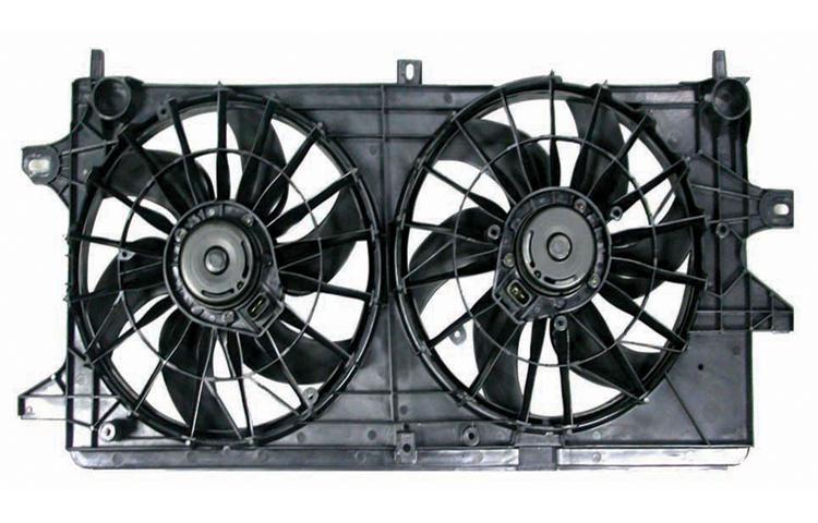 Depo replacement ac condensor radiator cooling fan chevy pontiac buick