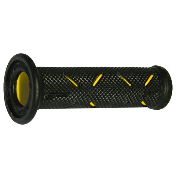 Progrip 717 dual density grips 7/8 inch handlebars - yellow / black