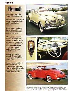 1941 plymouth + convertible + woody wagon article - must see !! + sedan delivery