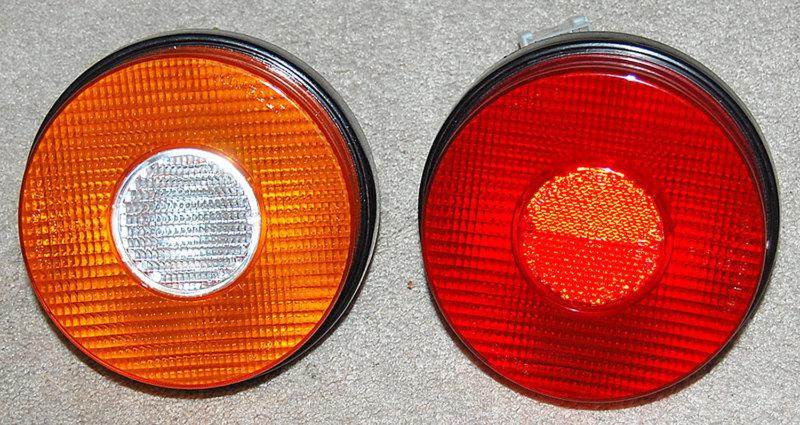 Ferrari 308 gt red (2) and orange (2) factory taillight set - new & in stock!