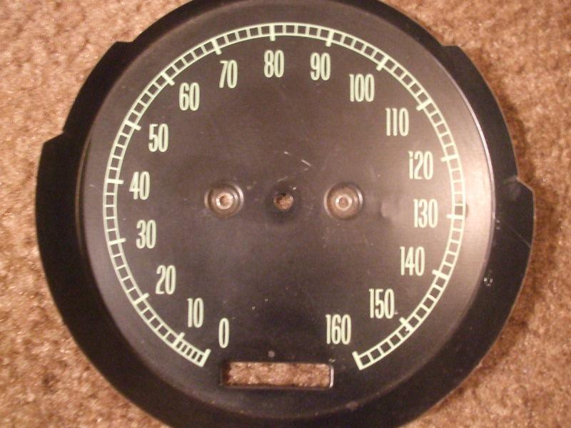Corvette speedometer face 1965-1967 original o.e.m. used