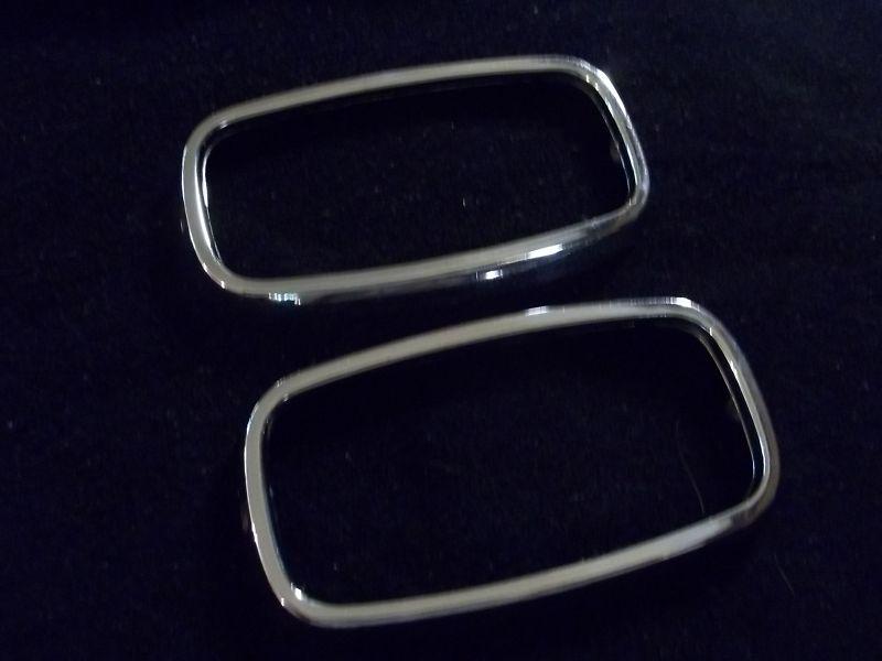 1966 67 pontiac gto grand prix turn signal bezels nice orignals 65 trim molding