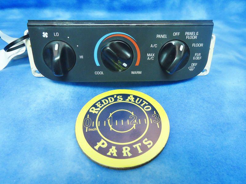 97-98 ford ranger ac heat climate control f75h-19e764-fa oem used 265r