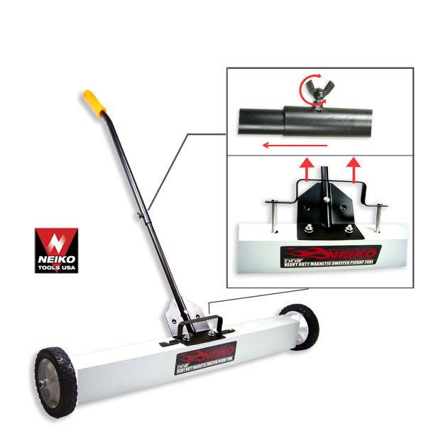 36" heavy duty magnetic sweeper pick-up tool shop cleaning garage home tools