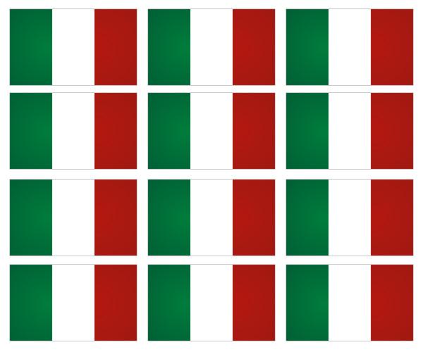 Italy flag decal 12 2"x1.2" italian italia vinyl hard hat helmet sticker zu1