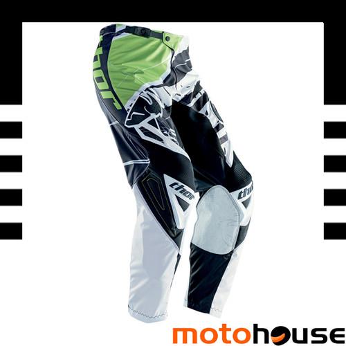 Thor youth phase mask pants mx offroad dirt motocross green black white 