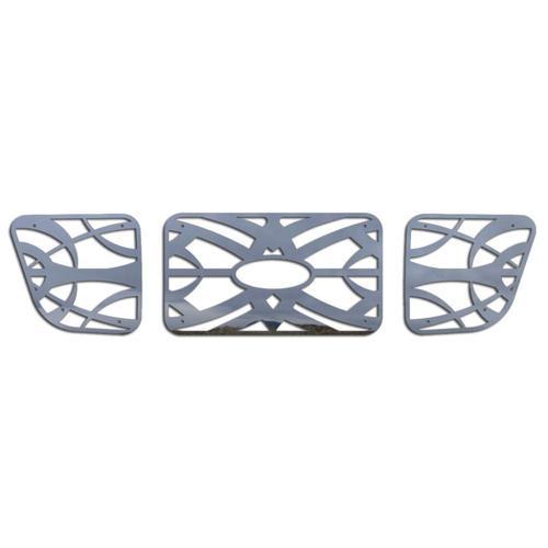 Ford ranger 98-00 stainless tribal front metal grille trim cover grill insert