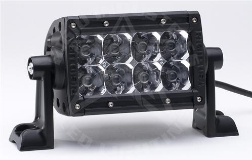 Rigid industries 4" e-series led light bar amber / flood (10412)