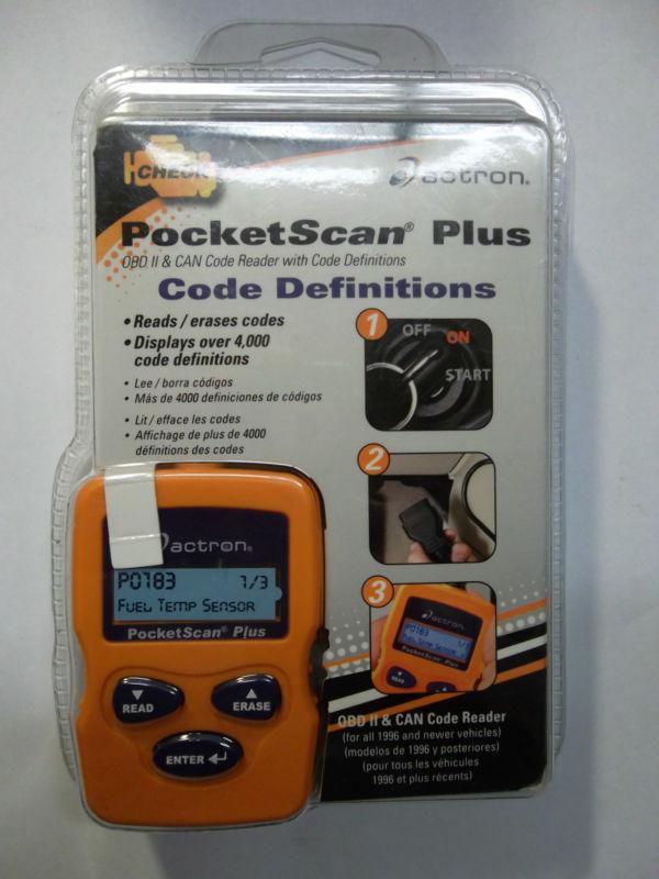 (jjl) new actron cp9550 pocketscan plus obd ii 2 & can code reader scanner tool