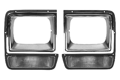 Replace ch2512135 - 86-87 dodge ram lh driver side headlight door brand new