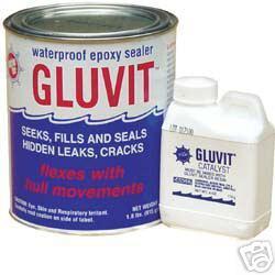 Travaco gluvit epoxy waterproof sealer 2 lb./qt. kit