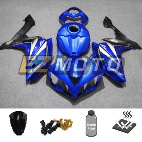 Injection fairing pack w/ windscreen & bolts for yamaha yzf 1000 r1 2007 2008 am