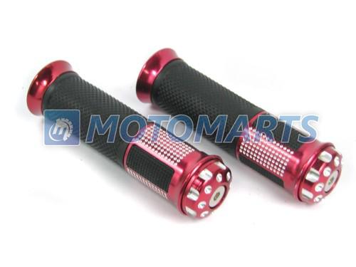 7/8" 22mm red handlebar hand grips for cbr 600 900 1000 rr 954 919 923 1100xx