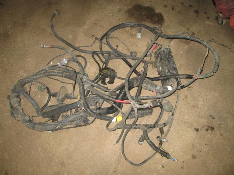 Jeep wrangler 1995 factory 4 cylinder 5 speed engine wiring stock number 1057