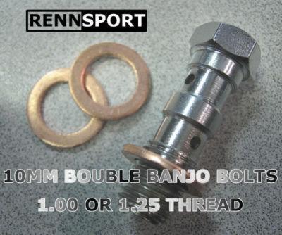 10mm double banjo bolt - 10mm x 1.25 thread size