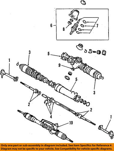 Toyota oem 4504619175 tie rod/steering tie rod end