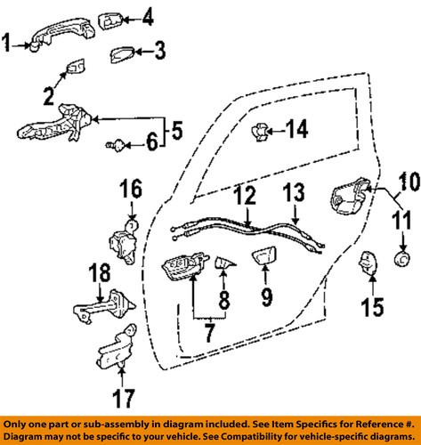 Toyota oem 6905047050 door lock motor/door lock actuator motor