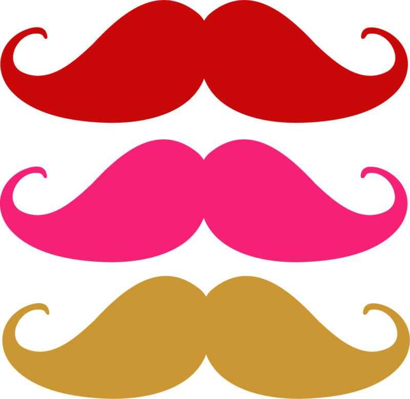 This is a mustache decal or sticker many colors to choose from, vinyl cut.