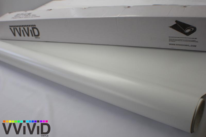 3m x 1.52m 50sq ft matte satin white cast vinyl bubble-free film wrap mw6m01