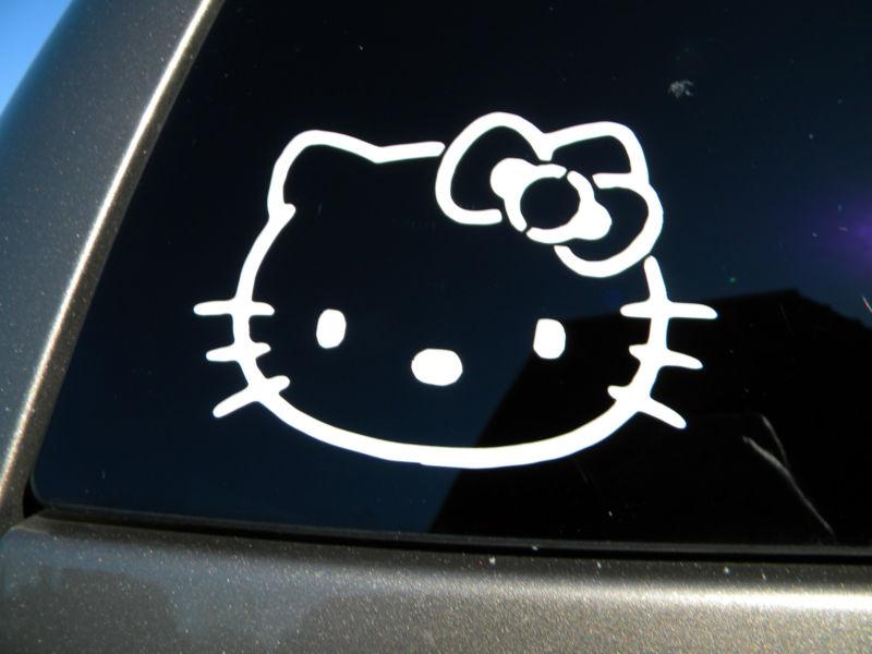 Kitty fun vinyl decals honda toyota suv ford chevy dodge nissan mitsubishi bmw 