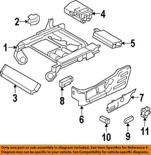 Ford oem 8c3z2562186ab side cover