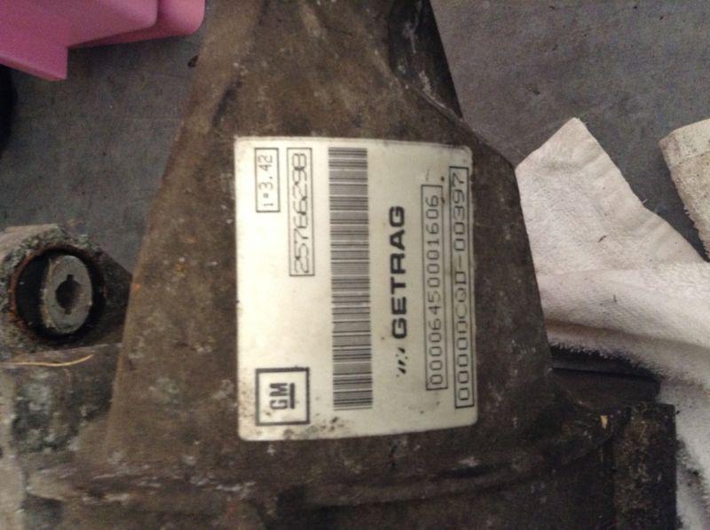 Rear differential 2004 cadillac cts 3.6 or srx