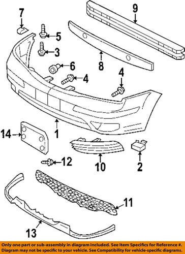 Ford oem 5s4z17e811aa bumper cover-cover