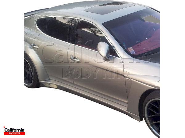 Cbk urethane ldes wide body side skirts kit auto body porsche panamera 10-13 new