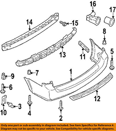 Nissan oem 25994zc10a rear bumper-reverse sensor