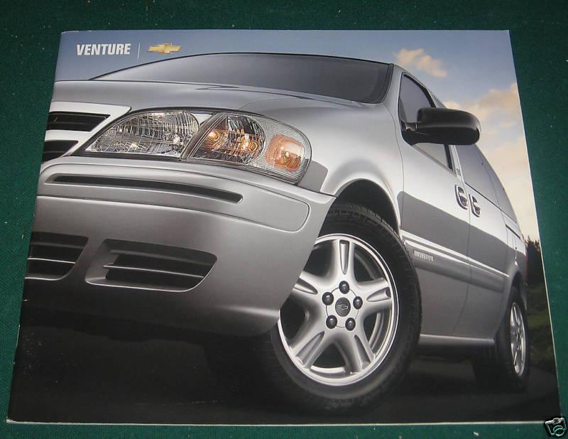 2004 chevy venture dealer sales brochure; ls; lt; awd;  28 pgs