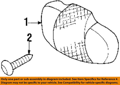 Hyundai oem 9240626050 rear reflector-reflector