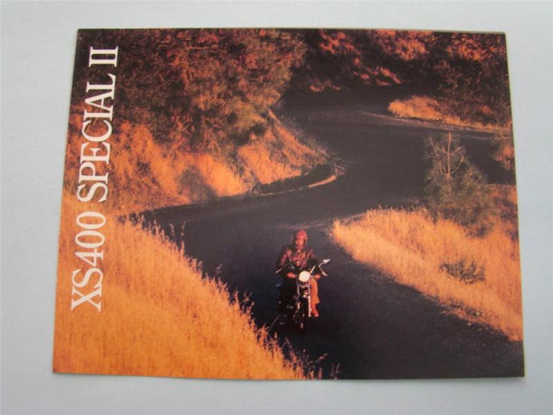 Original vintage  yamaha xs 400 special motorcycle dealer sales brochure