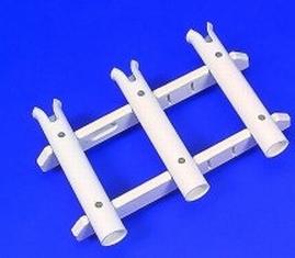 T. h. marine rod rack 3 rack - black rhrb-3b-dp