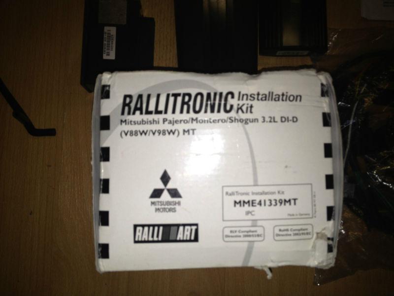 Ralliart rallitronic power pack mitsubishi pajero montero shogun