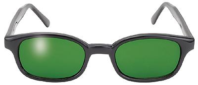 Original kd's biker green lenses blk frames sunglasses