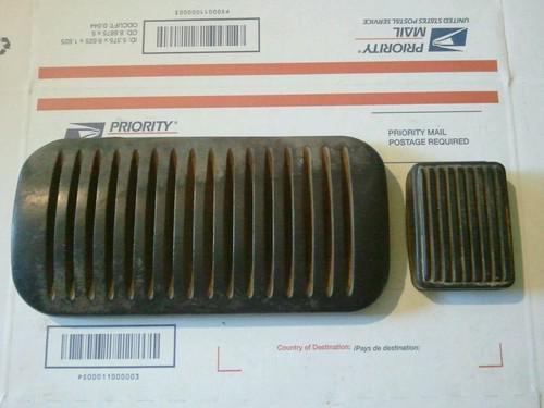 Amc jeep grand wagoneer brake and park brake pedal pads, nice used cond