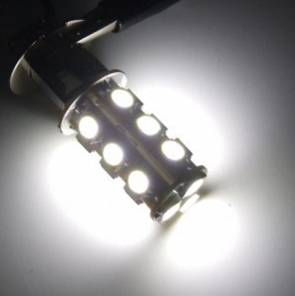 New 2x h4 18-led 5050 smd car vehicle fog/head light lamp 12v dc white long life