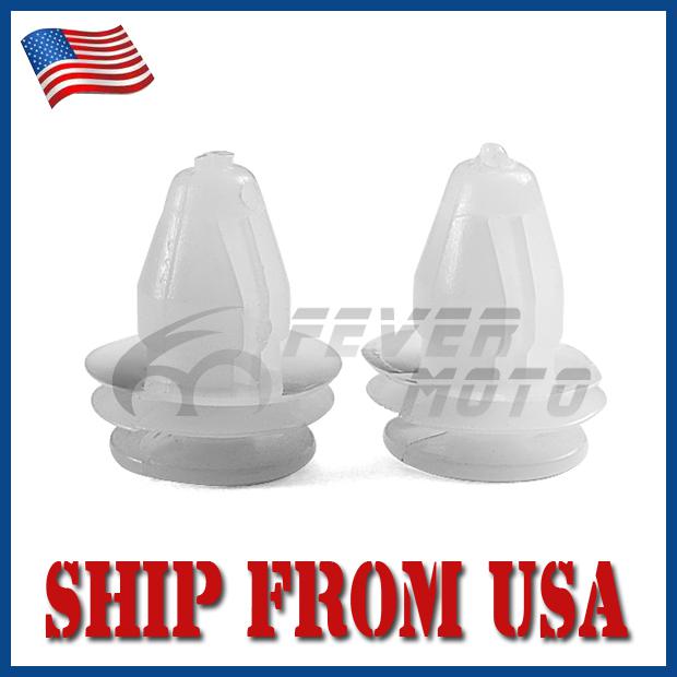 Us brand new 40 pcs white clips bumper push a+ for 03-up honda accord element 