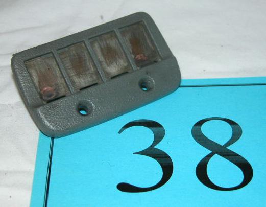 82-92 camaro firebird gray hatch electrical contact plate