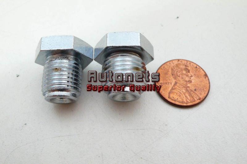 Master cylinder plug aluminum hex head 1/2"- 20 & 9/16"-18 inverted flare nut