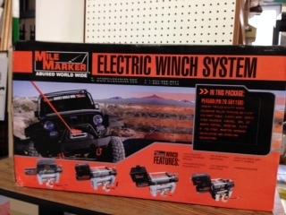 Mile marker pe4500 trailer/utility electric winch (4500 pound)