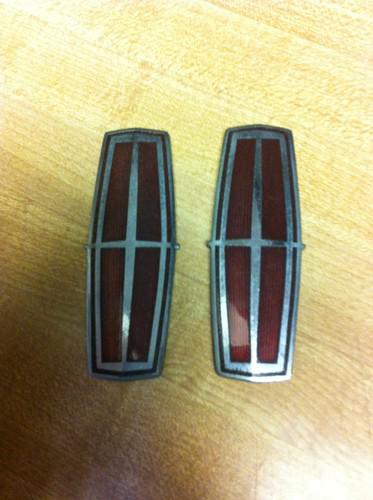 Lincoln town car cloisonne enamel roof panel emblems lincoln mk viii