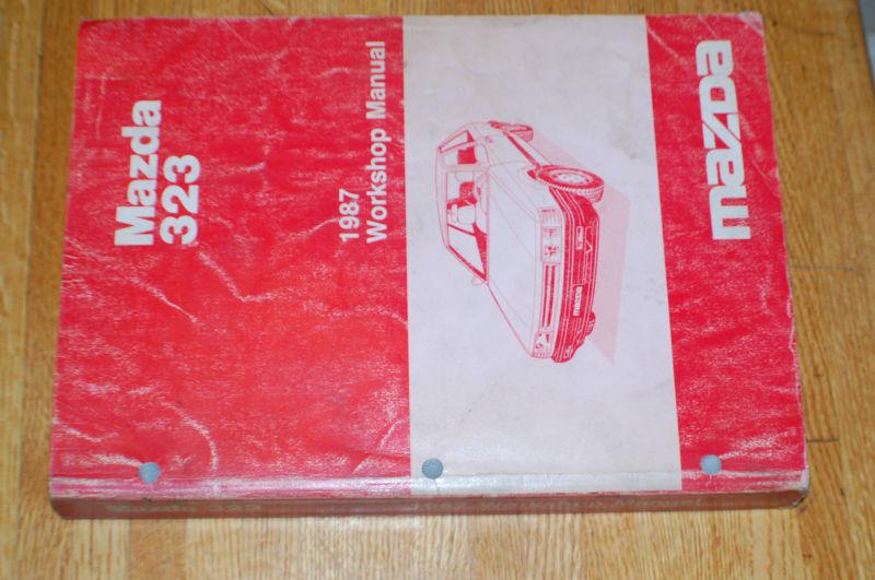 Mazda 323 workshop factory service manual  1987   '87